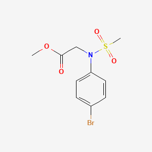 methyl 2-(4-bromo-N-methylsulfonylanilino)acetate
