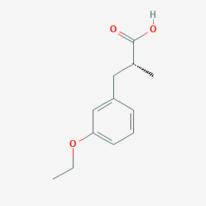 (2R)-3-(3-Ethoxyphenyl)-2-methylpropanoic acid