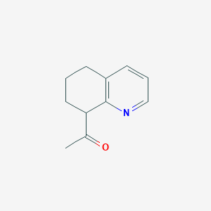 molecular formula C11H13NO B2682159 8-Acetyl-5,6,7,8-tetrahydroquinoline CAS No. 1146576-61-5