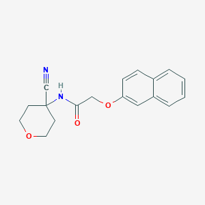 N-(4-Cyanooxan-4-yl)-2-naphthalen-2-yloxyacetamide