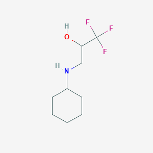 3-(Cyclohexylamino)-1,1,1-trifluoro-2-propanol