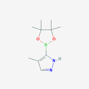 4-Methyl-3-(4,4,5,5-tetramethyl-1,3,2-dioxaborolan-2-yl)-1H-pyrazole