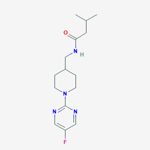 N-[[1-(5-Fluoropyrimidin-2-yl)piperidin-4-yl]methyl]-3-methylbutanamide