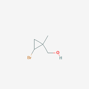 molecular formula C5H9BrO B2682254 (2-Bromo-1-methylcyclopropyl)methanol CAS No. 343267-94-7