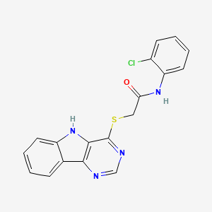 N-(4-ethylphenyl)-6-methyl-2-(thiomorpholin-4-ylcarbonyl)quinolin-4-amine