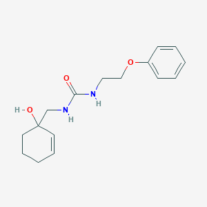 molecular formula C16H22N2O3 B2682270 3-[(1-Hydroxycyclohex-2-en-1-yl)methyl]-1-(2-phenoxyethyl)urea CAS No. 2097860-77-8