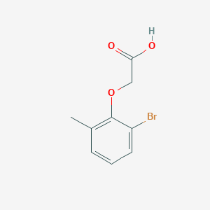 molecular formula C9H9BrO3 B2682307 2-(2-Bromo-6-methylphenoxy)acetic acid CAS No. 25141-18-8