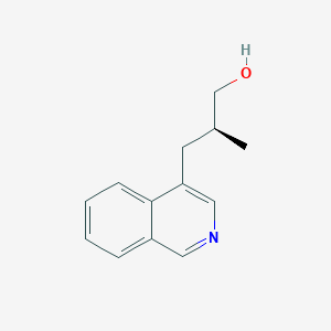 molecular formula C13H15NO B2682312 (2S)-3-Isoquinolin-4-yl-2-methylpropan-1-ol CAS No. 2248201-66-1