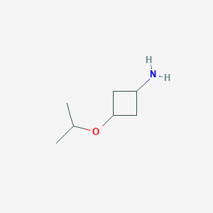 molecular formula C7H15NO B2682342 3-(Propan-2-yloxy)cyclobutan-1-amine CAS No. 1638764-20-1