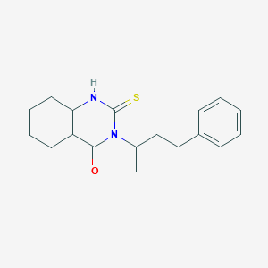 3-(1-Methyl-3-phenyl-propyl)-2-thioxo-2,3-dihydro-1H-quinazolin-4-one