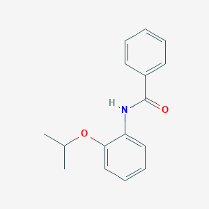molecular formula C16H17NO2 B268240 N-(2-isopropoxyphenyl)benzamide 