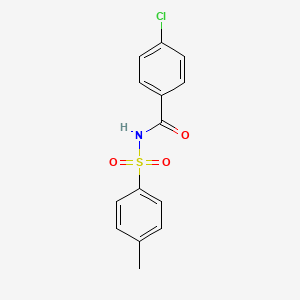 molecular formula C14H12ClNO3S B2682412 4-Chloro-N-tosylbenzamide CAS No. 14068-01-0