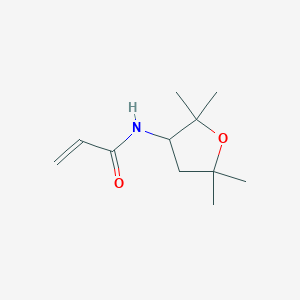 molecular formula C11H19NO2 B2682442 N-(2,2,5,5-tetramethyloxolan-3-yl)prop-2-enamide CAS No. 2093658-73-0