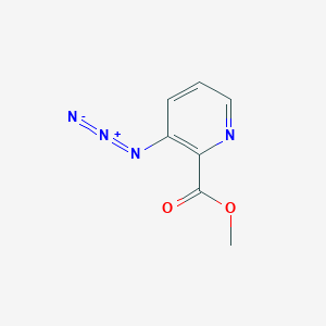 molecular formula C7H6N4O2 B2682447 甲基 3-叠氮基吡啶-2-甲酸酯 CAS No. 2138039-52-6