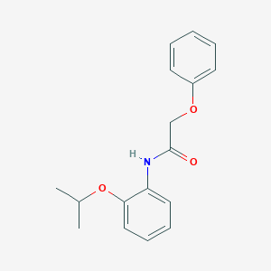 molecular formula C17H19NO3 B268245 N-(2-isopropoxyphenyl)-2-phenoxyacetamide 