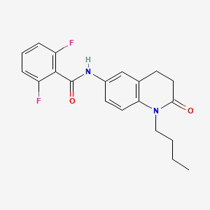 N-(1-butyl-2-oxo-1,2,3,4-tetrahydroquinolin-6-yl)-2,6-difluorobenzamide