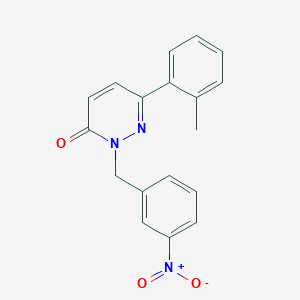 2-(3-nitrobenzyl)-6-(o-tolyl)pyridazin-3(2H)-one