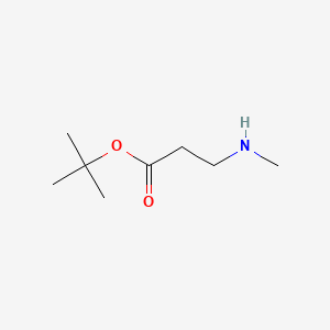 molecular formula C8H17NO2 B2682499 Tert-butyl 3-(methylamino)propanoate CAS No. 143707-72-6; 866534-15-8
