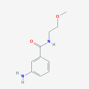 molecular formula C10H14N2O2 B2682502 3-Amino-N-(2-methoxyethyl)benzamide CAS No. 167837-52-7