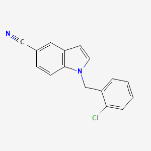 1-(2-chlorobenzyl)-1H-indole-5-carbonitrile