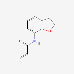 molecular formula C11H11NO2 B2682525 N-(2,3-Dihydro-1-benzofuran-7-yl)prop-2-enamide CAS No. 2361655-69-6