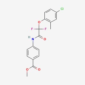 Methyl 4-{[2-(4-chloro-2-methylphenoxy)-2,2-difluoroacetyl]amino}benzenecarboxylate