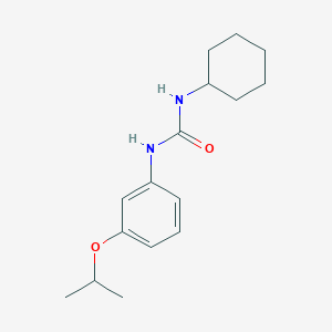 molecular formula C16H24N2O2 B268255 N-cyclohexyl-N'-(3-isopropoxyphenyl)urea 
