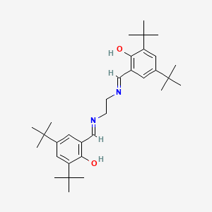 6,6'-((Ethane-1,2-diylbis(azanylylidene))bis(methanylylidene))bis(2,4-di-tert-butylphenol)