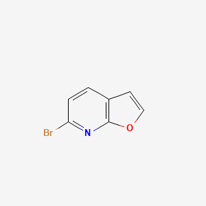 molecular formula C7H4BrNO B2682569 6-溴吡喃并[2,3-b]吡啶 CAS No. 1256813-33-8