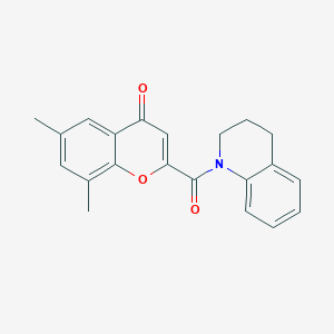 2-(3,4-dihydroquinolin-1(2H)-ylcarbonyl)-6,8-dimethyl-4H-chromen-4-one