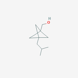 [3-(2-Methylpropyl)-1-bicyclo[1.1.1]pentanyl]methanol