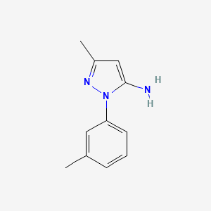 molecular formula C11H13N3 B2682648 3-甲基-1-(3-甲基苯基)-1H-吡唑-5-胺 CAS No. 92721-83-0