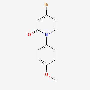molecular formula C12H10BrNO2 B2682650 4-Bromo-1-(4-methoxyphenyl)pyridin-2(1H)-one CAS No. 2090092-39-8