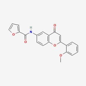 N-[2-(2-methoxyphenyl)-4-oxo-4H-chromen-6-yl]furan-2-carboxamide