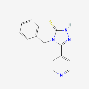 4-Benzyl-5-pyridin-4-yl-4H-[1,2,4]triazole-3-thiol