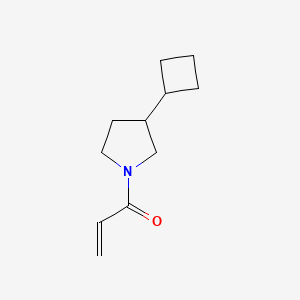 1-(3-Cyclobutylpyrrolidin-1-yl)prop-2-en-1-one