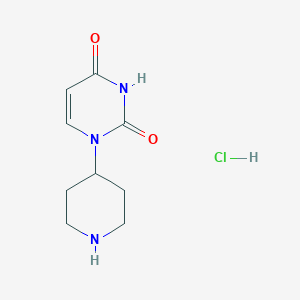 1-Piperidin-4-ylpyrimidine-2,4-dione;hydrochloride