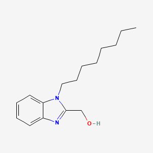 molecular formula C16H24N2O B2682688 (1-Octylbenzimidazol-2-yl)methanol CAS No. 381710-34-5