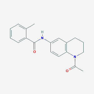 N-(1-acetyl-3,4-dihydro-2H-quinolin-6-yl)-2-methylbenzamide