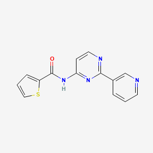 N-[2-(3-pyridinyl)-4-pyrimidinyl]-2-thiophenecarboxamide