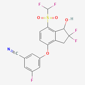 molecular formula C17H10F5NO4S B2682738 (Rac)-PT2399 CAS No. 1672662-07-5