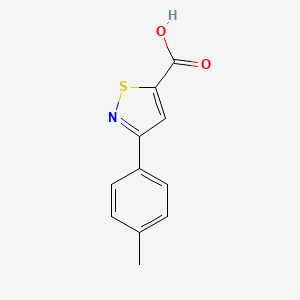 3-(4-Methylphenyl)-1,2-thiazole-5-carboxylic acid