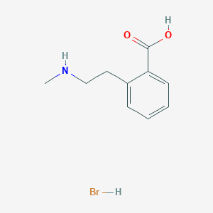 2-[2-(Methylamino)ethyl]benzoic acid;hydrobromide