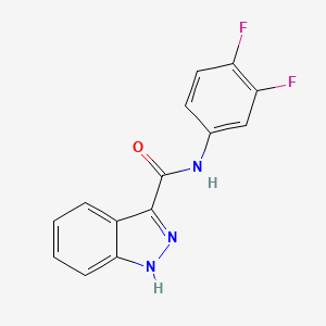 N-(3,4-difluorophenyl)-1H-indazole-3-carboxamide