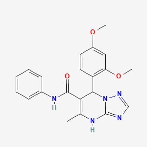 7-(2,4-dimethoxyphenyl)-5-methyl-N-phenyl-4,7-dihydro-[1,2,4]triazolo[1,5-a]pyrimidine-6-carboxamide