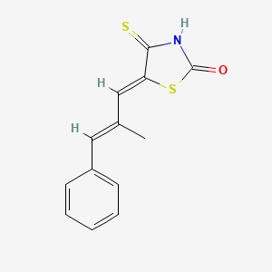 (Z)-5-((E)-2-methyl-3-phenylallylidene)-4-thioxothiazolidin-2-one