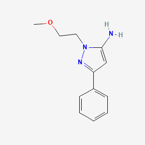 1-(2-Methoxyethyl)-3-phenyl-1H-pyrazol-5-amine