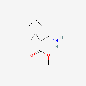 molecular formula C9H15NO2 B2682885 Methyl 2-(aminomethyl)spiro[2.3]hexane-2-carboxylate CAS No. 2090212-19-2
