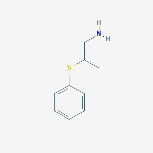 [(1-Aminopropan-2-yl)sulfanyl]benzene