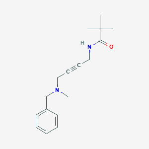 N-{4-[benzyl(methyl)amino]but-2-yn-1-yl}-2,2-dimethylpropanamide